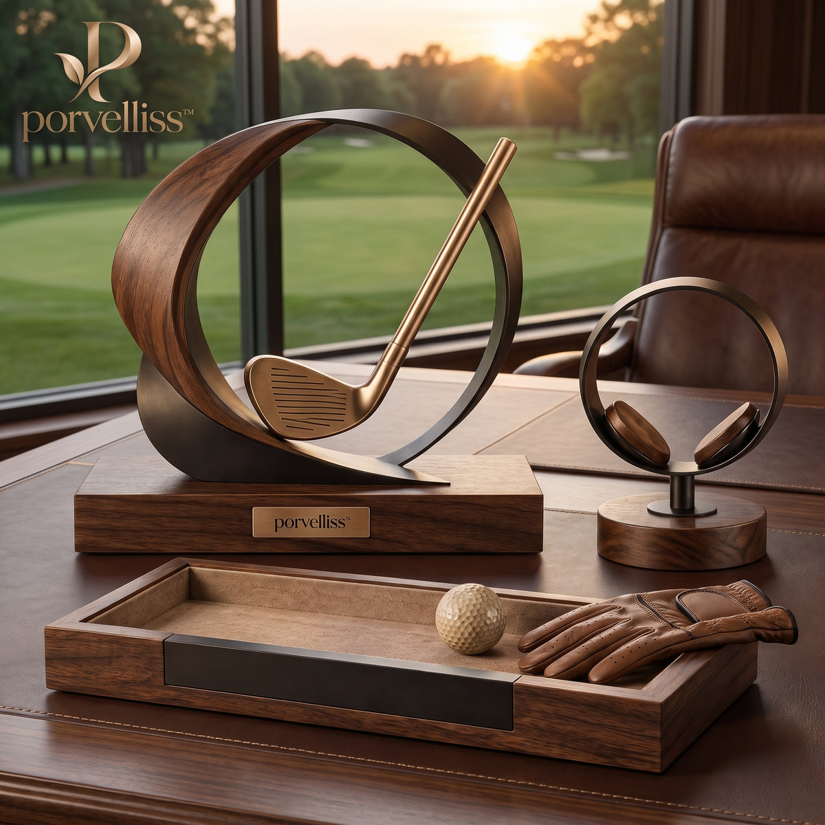porvelliss™ Modern Golf Office Decor Collection