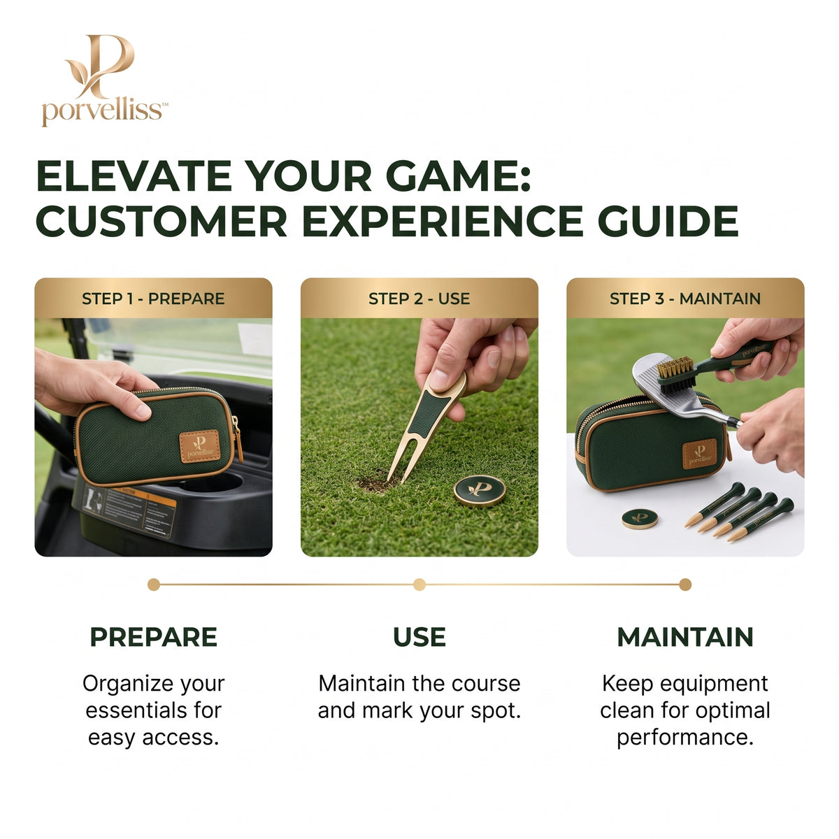 porvelliss™ Signature Golf Accessory Collection