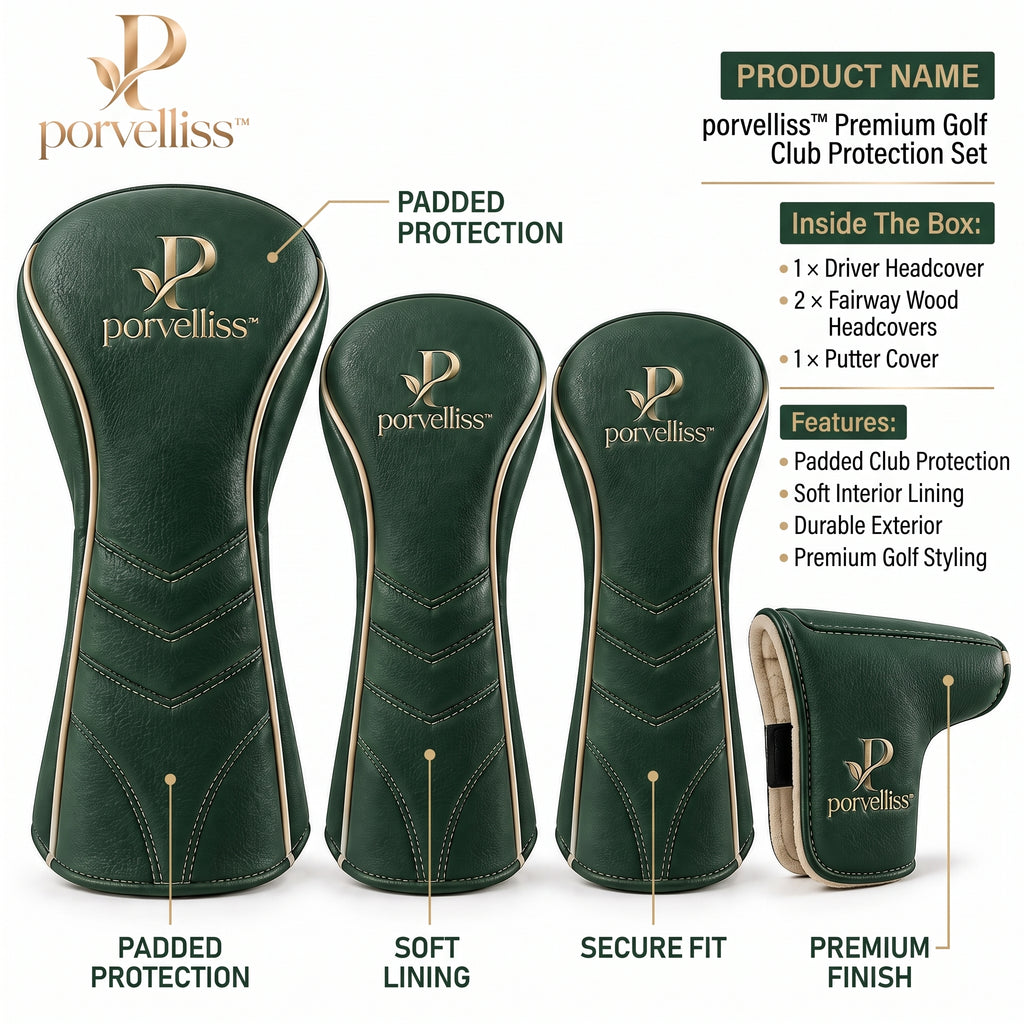 porvelliss™ Premium Golf Club Protection Set