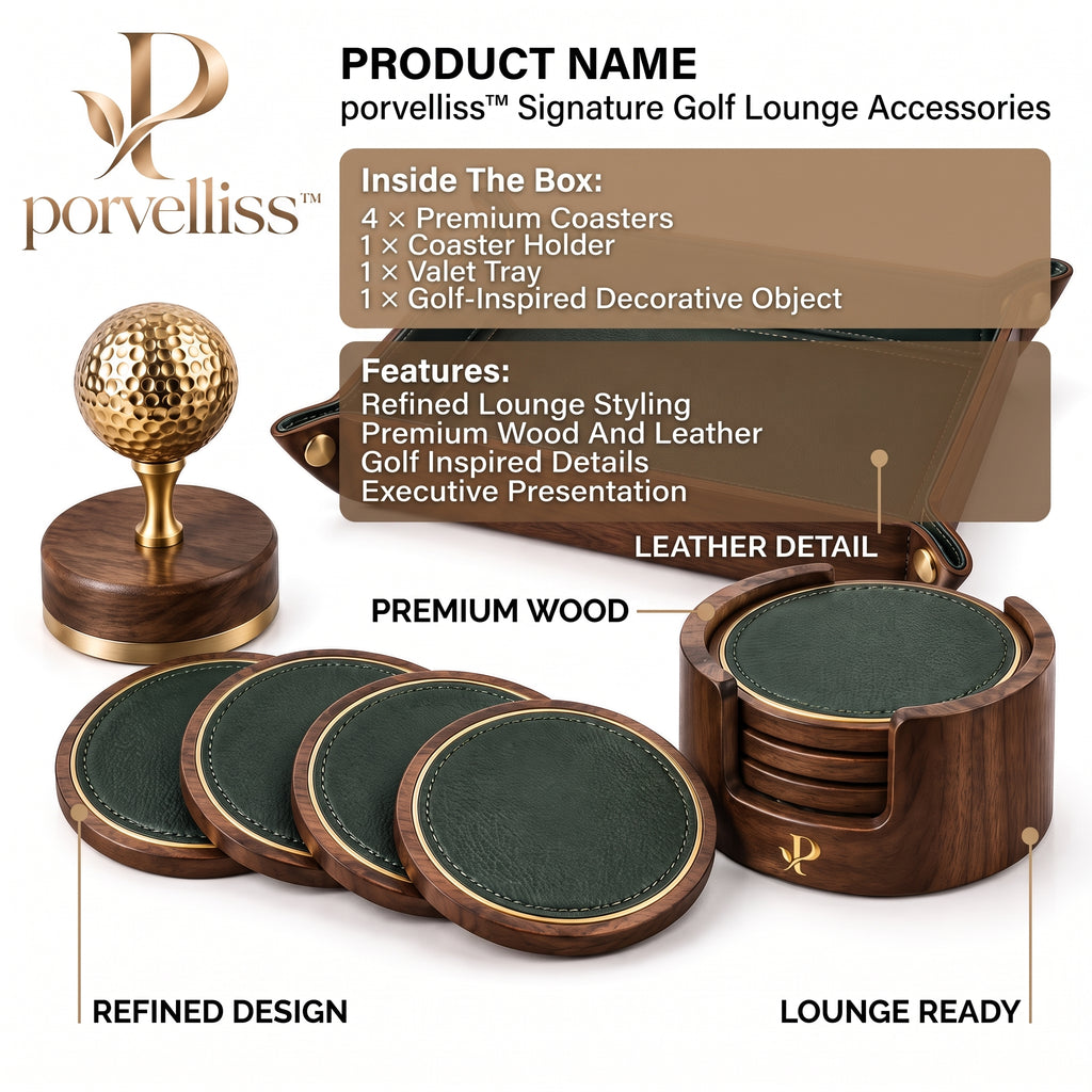 porvelliss™ Signature Golf Lounge Accessories
