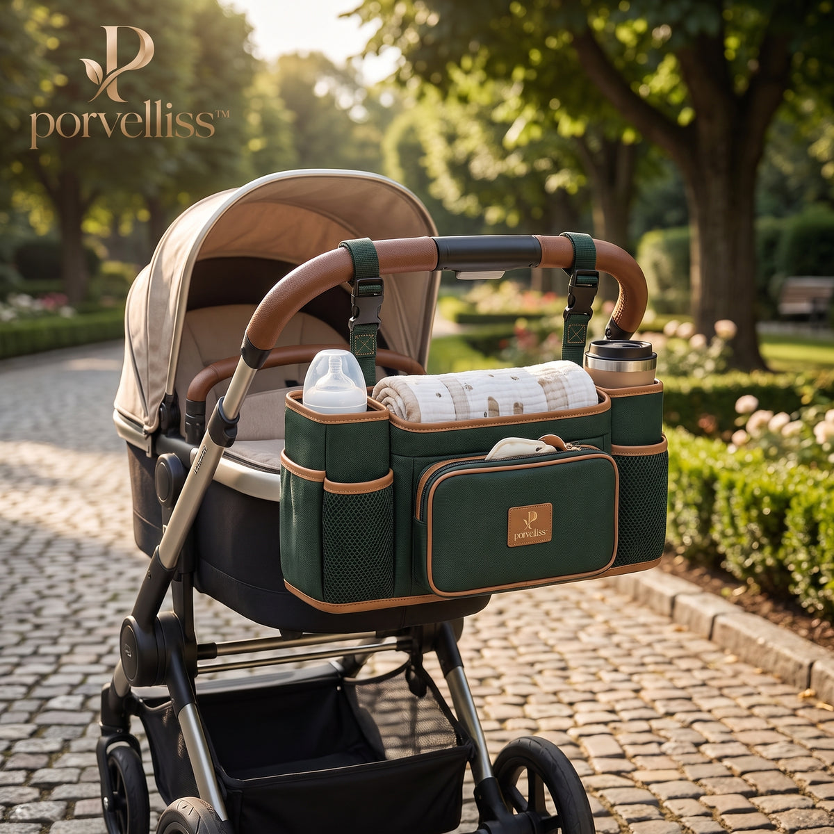 porvelliss™ Ergonomic Golf Cart Organizer