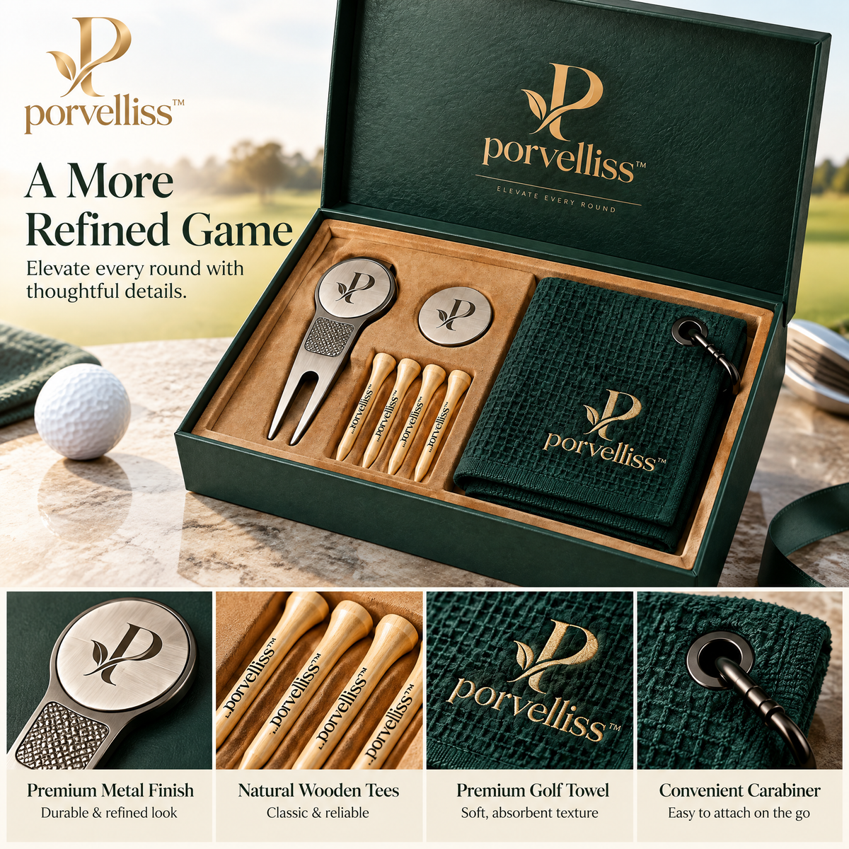 porvelliss™ Executive Golf Gift Set