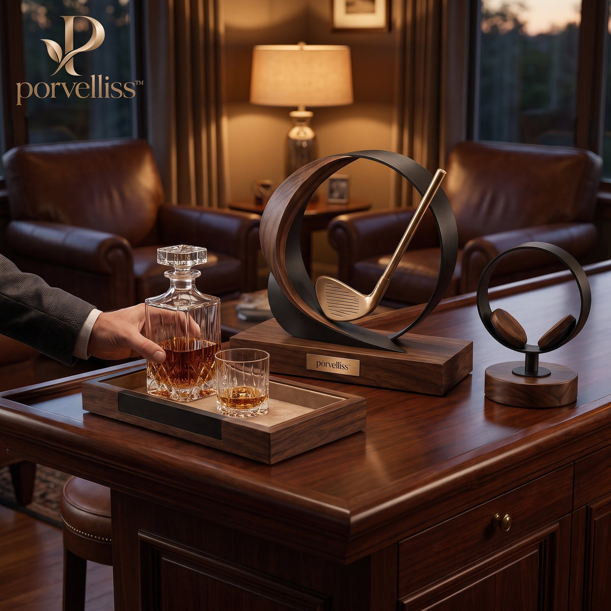 porvelliss™ Modern Golf Office Decor Collection