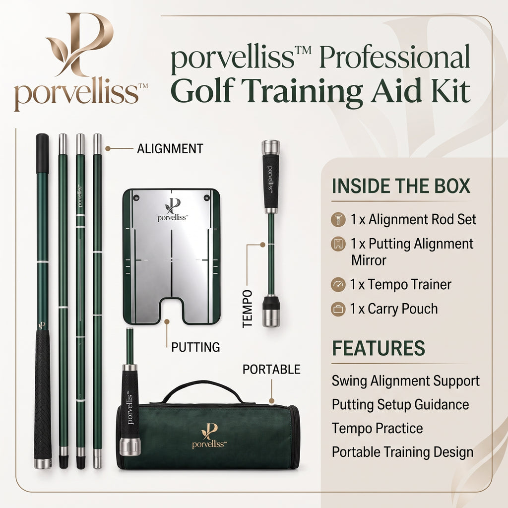 porvelliss™ Professional Golf Training Aid Kit