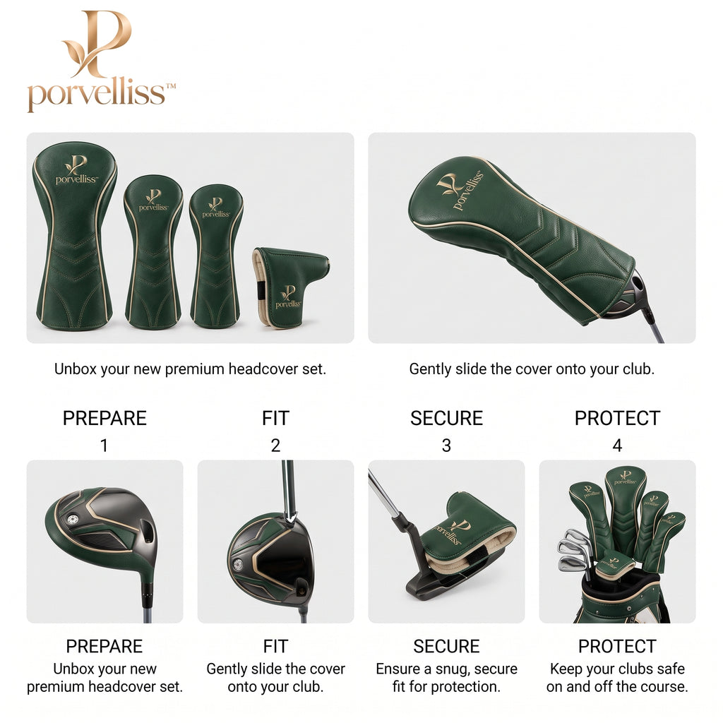 porvelliss™ Premium Golf Club Protection Set
