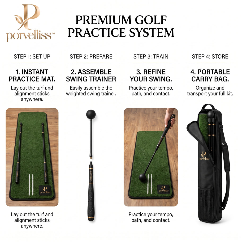 porvelliss™ Premium Golf Range Practice Set