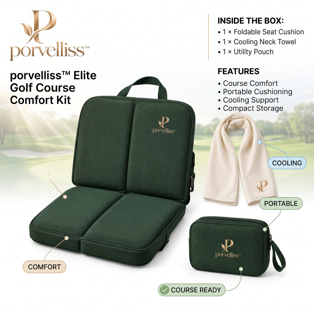 porvelliss™ Elite Golf Course Comfort Kit