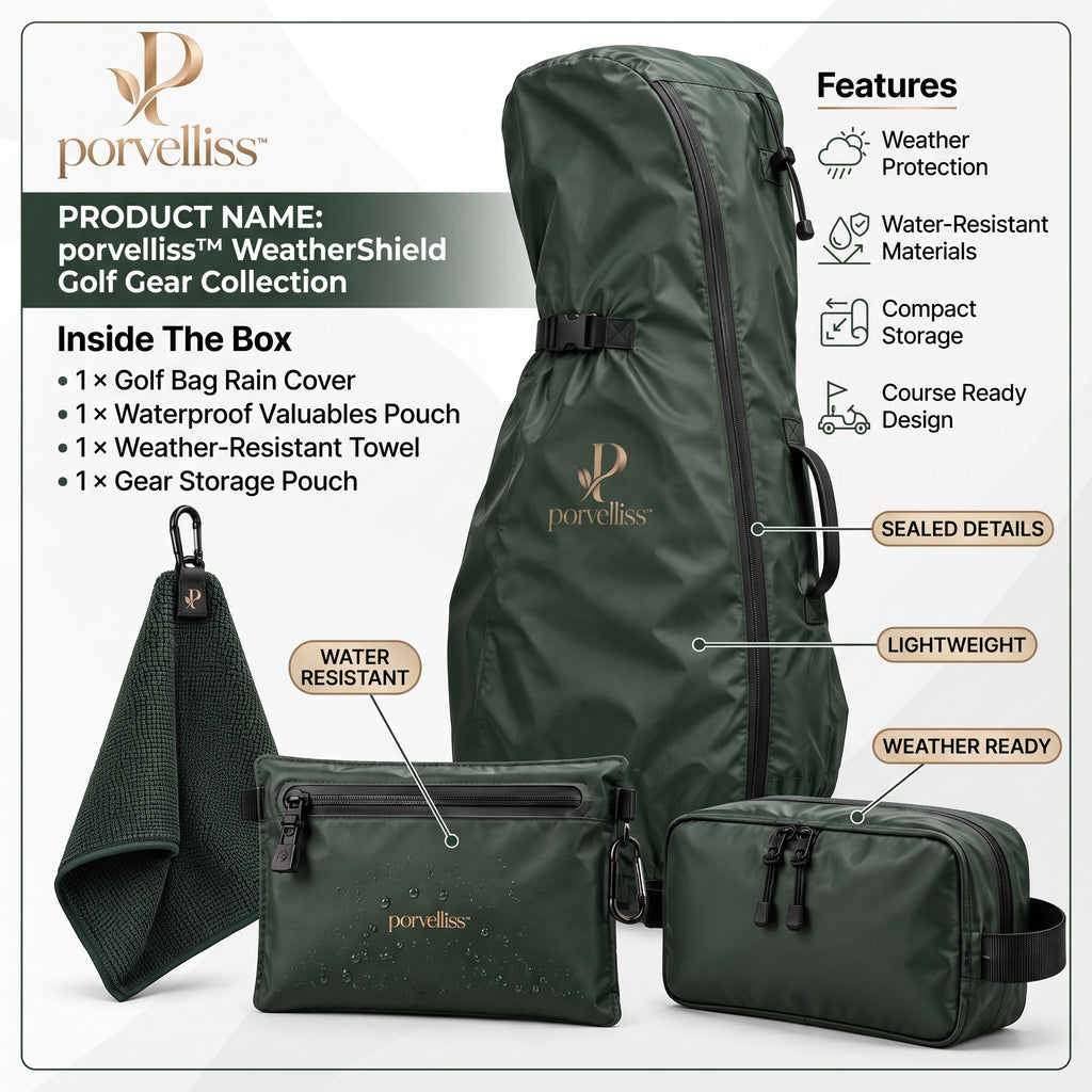 porvelliss™ WeatherShield Golf Gear Collection
